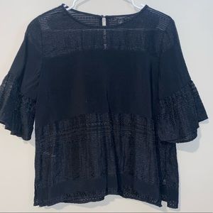 ANN TAYLOR SS Woven Top